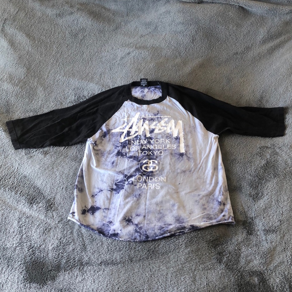 Stussy Cities 3/4 sleeve shirt